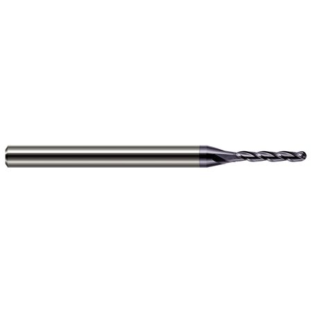 HARVEY TOOL Miniature End Mill - Ball - Long Flute 0.1562" (5/32) Cutter DIA x 0.7500" (3/4) Length of Cut 841110-C3